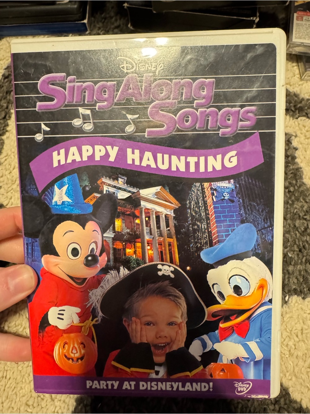 Disney Sing-Along Songs: Happy Haunting DVD - Purple, Black, Blue